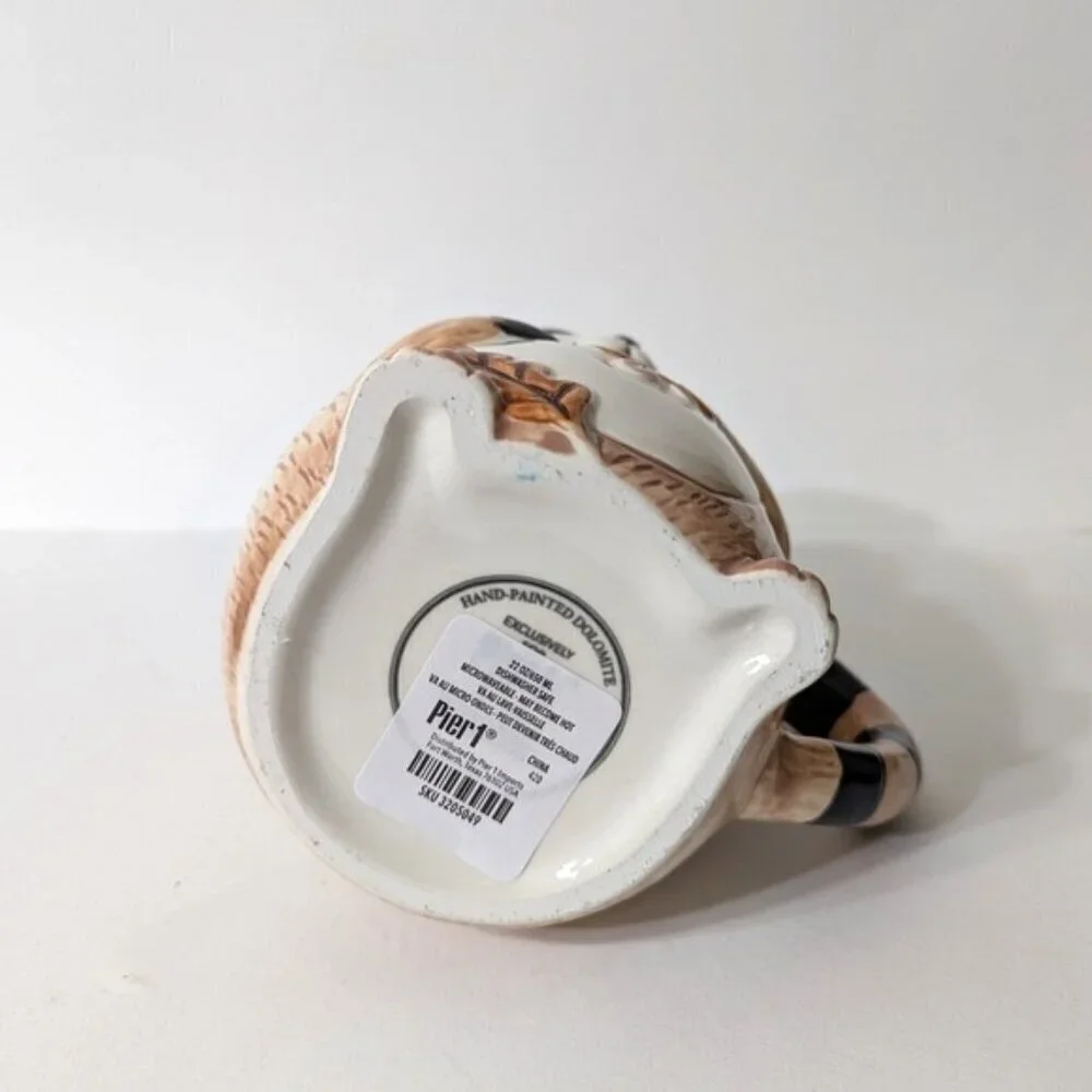 Pier 1 Animal-Themed Ceramic Mug